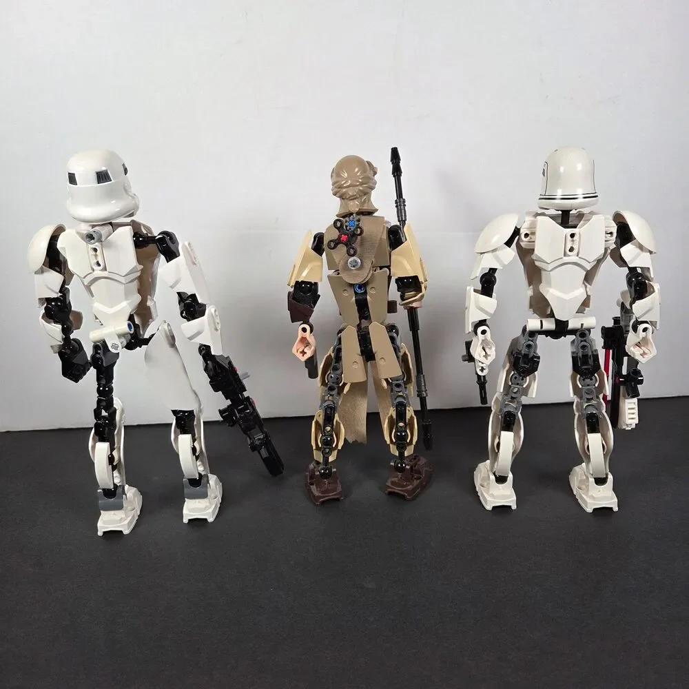 LEGO Star Wars Buildable Figures Rey 75113 First Order Stormtrooper 75114 75531